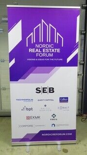 Roll up bänner - Nordic Real Estate Forum